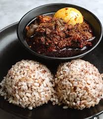 ofada rice & sauce