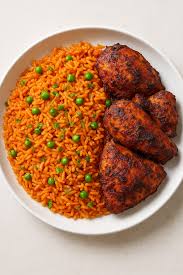 jollof rice & grilled chicken